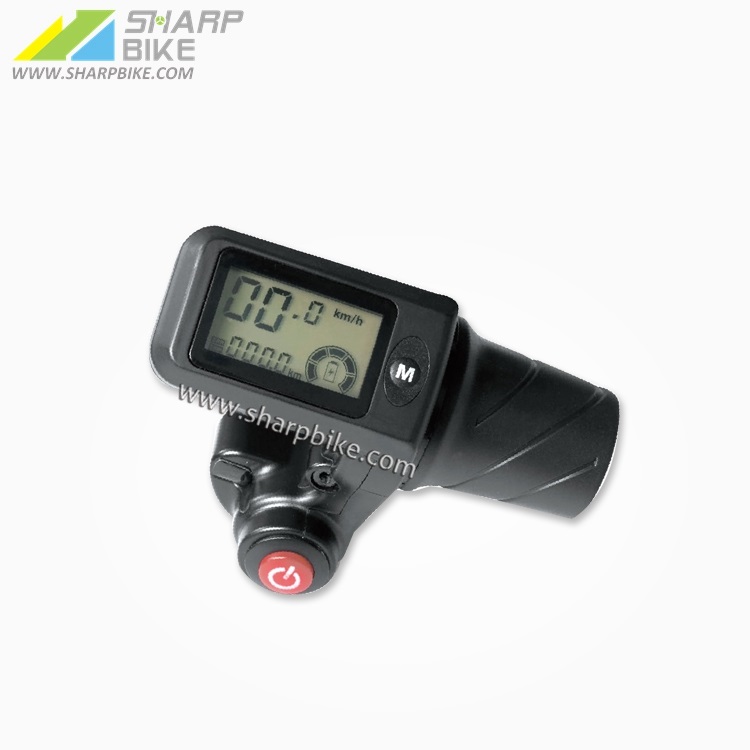 ELECTRIC BICYCLE HALD TWIST THROTTLE WITH LCD DISPLAY DT02 Sharpbike