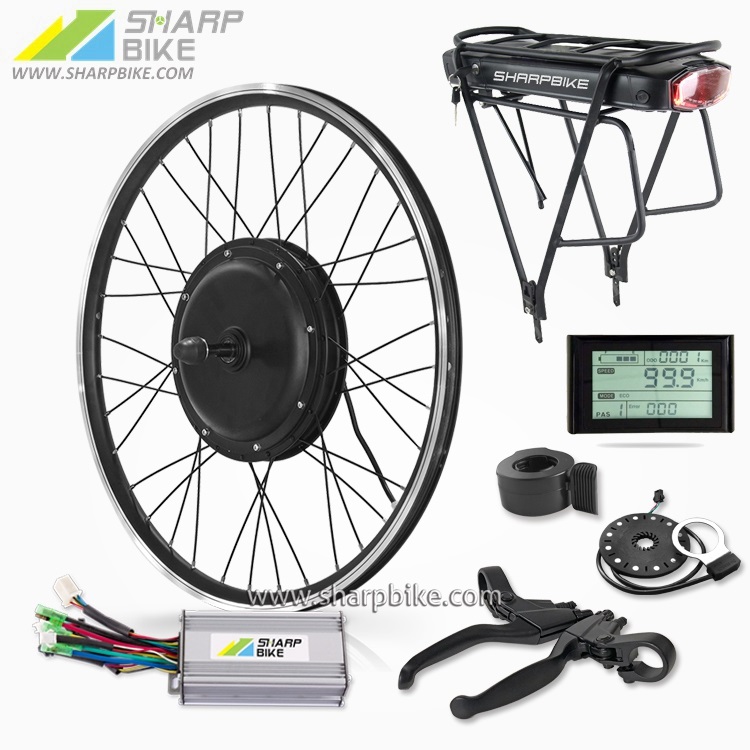 500W1500W ELECTRIC BICYCLE CONVERSION KIT WITH LED DISPLAY SK23S90 Sharpbike
