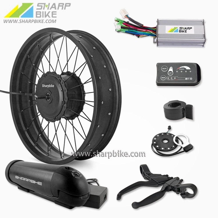 20 INCH FAT TIRE ELECTRIC BICYCLE KIT FOR BEACH CRUISER SKF03E810