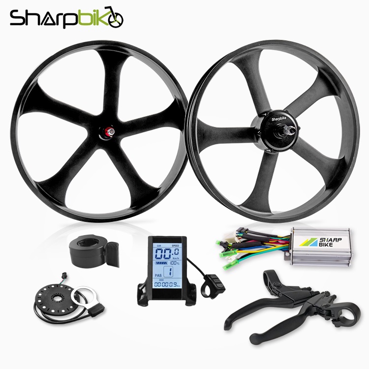 26 Inch 48v 1000w E-Bike Hub Motor Fat Tire Conversion Kit Front