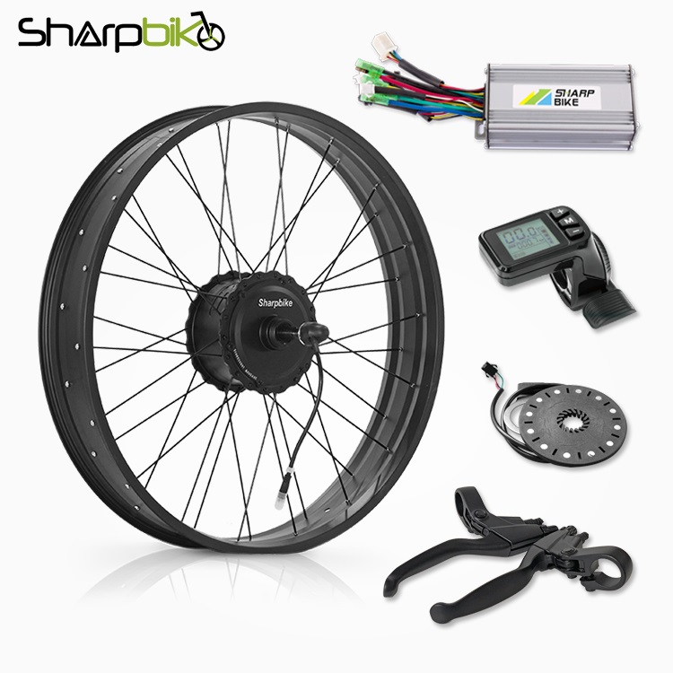 26 INCH EBIKE CONVERSION KIT FOR FAT TIRE SNOW BIKE – Sharpbike