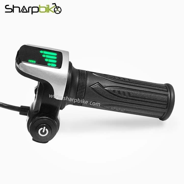 TR07-sharpbike-electric-bike-twist-throttle-with-battery-power-indicator