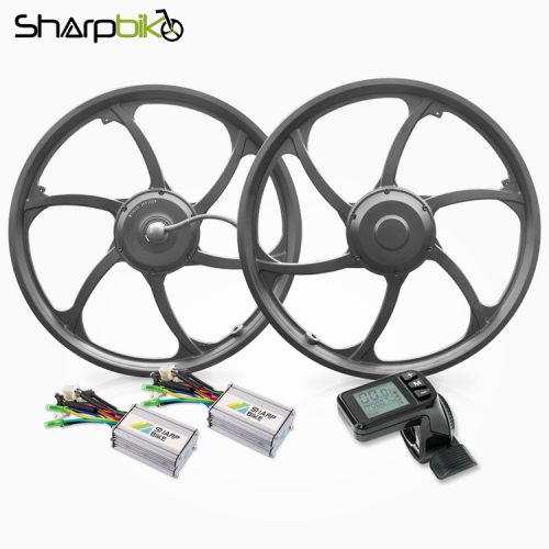 SK921D-sharpbike-20-inch-single-shaft-hub-motor-wheel-dual-drive-motor