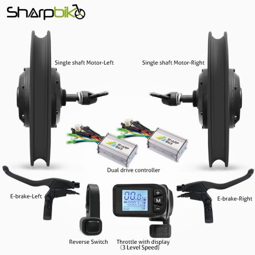 Single Use Motor Kit 14 INCH SINGLE SHAFT MOTOR KITS FOR ELECTRIC TRAILER – Sharpbike